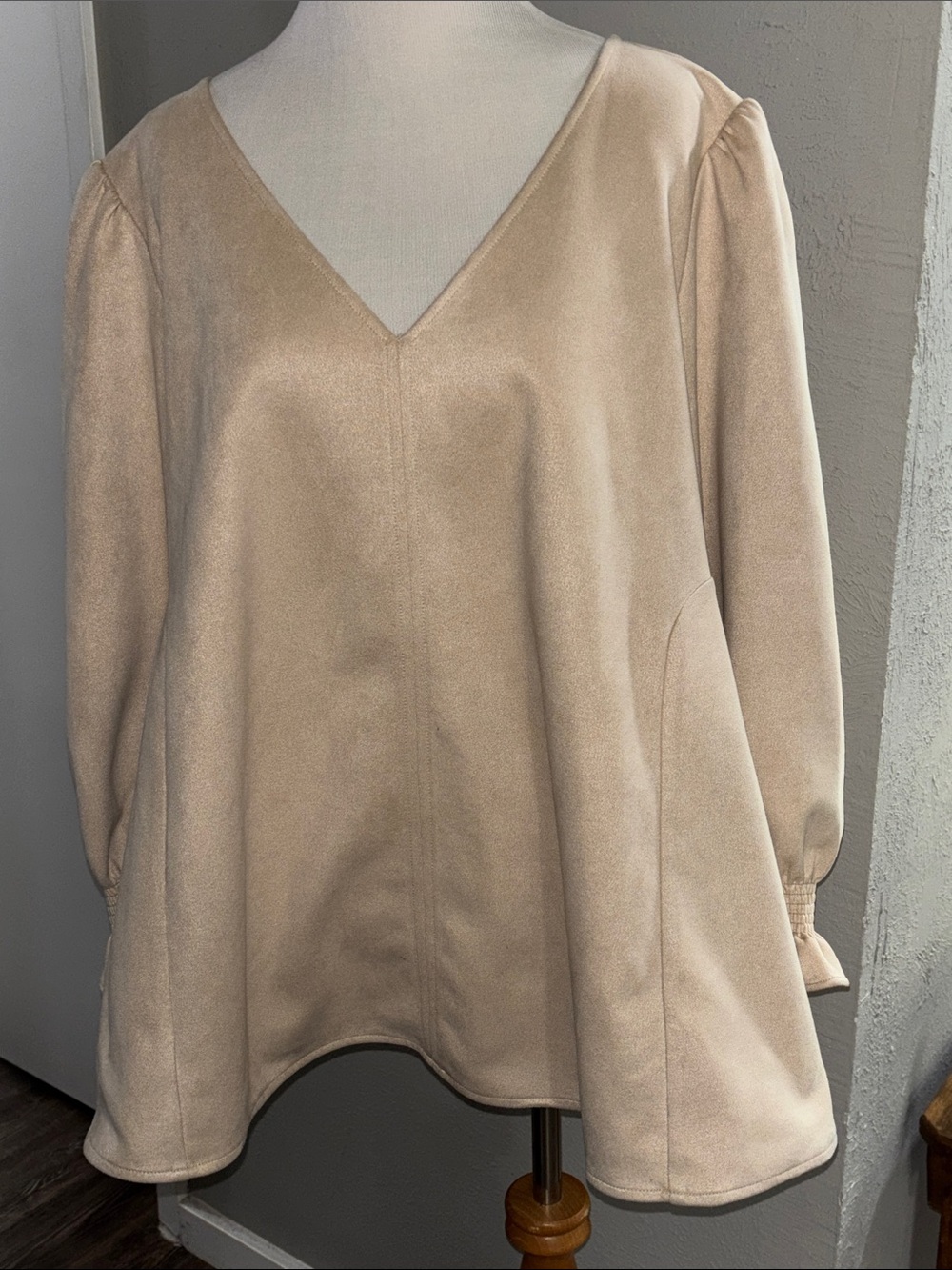 Tuckernuck Faux Suede Easton Blouse